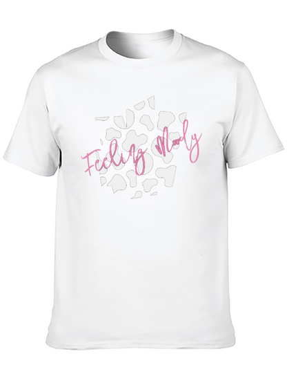 Feeling Moody Cow Print T-Shirt