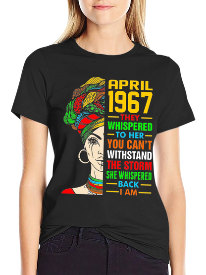 April 1967 Storm T-Shirt - Empowering & Stylish