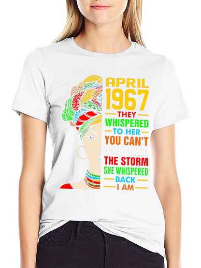 April 1967 Storm T-Shirt - Empowering & Stylish