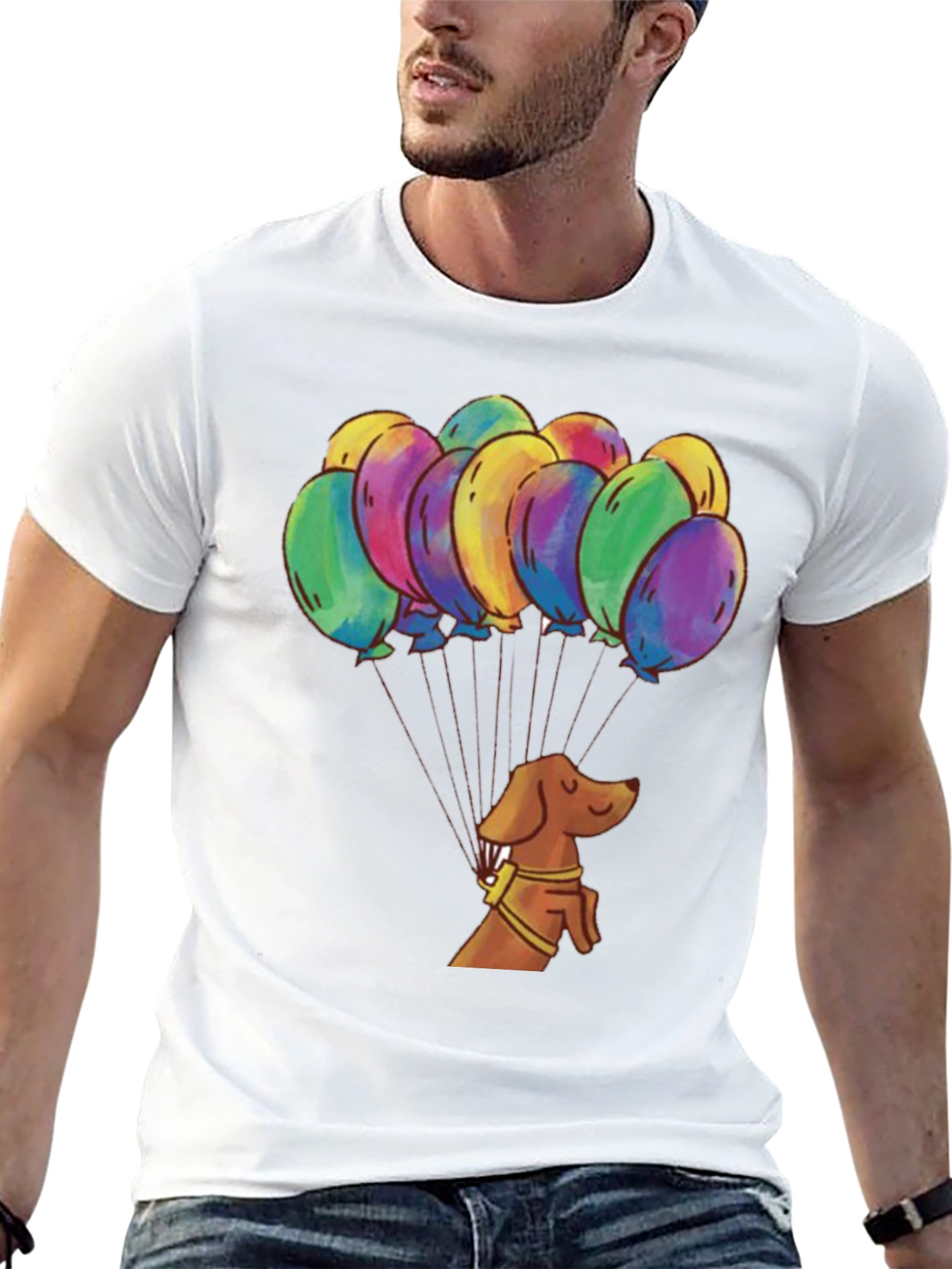 Balloon Dog T-Shirt Funny Dachshund Tee