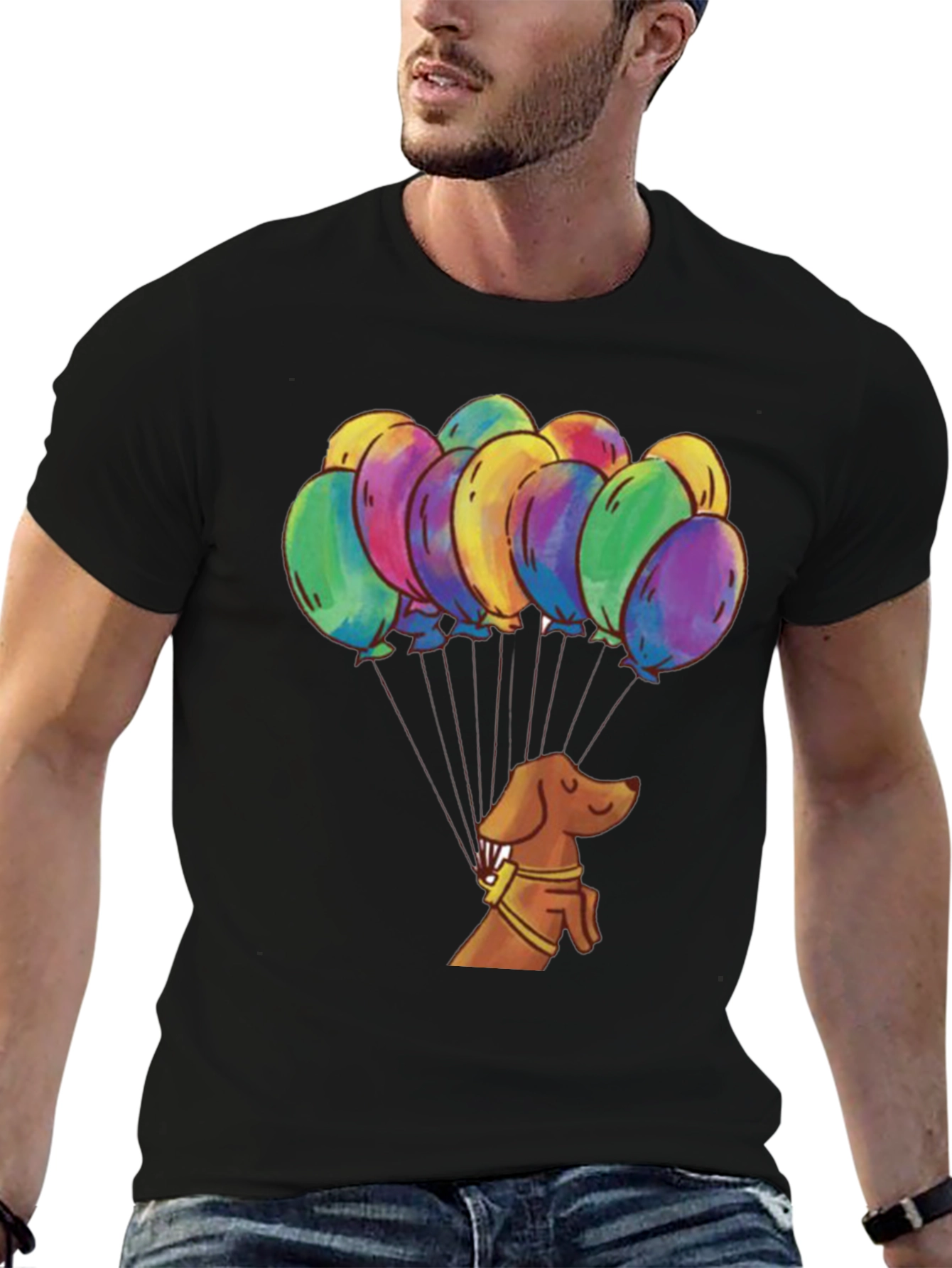 Balloon Dog T-Shirt Funny Dachshund Tee