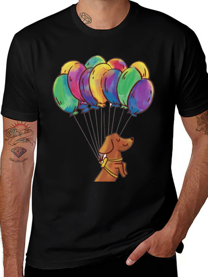 Balloon Dog T-Shirt Funny Dachshund Tee