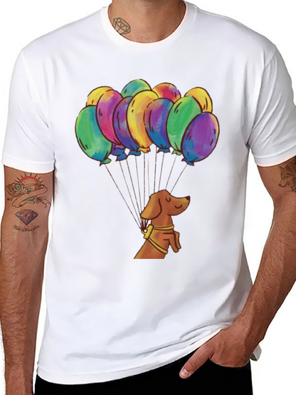 Balloon Dog T-Shirt Funny Dachshund Tee