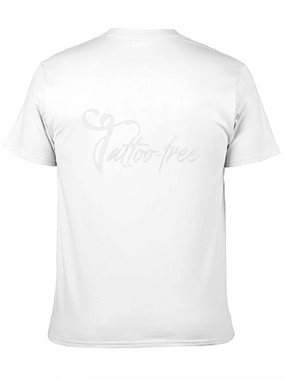 Tattoo-Free Black T-Shirt - Stylish Graphic Tee