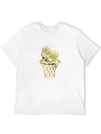 Golden Basketball Graphic Tee