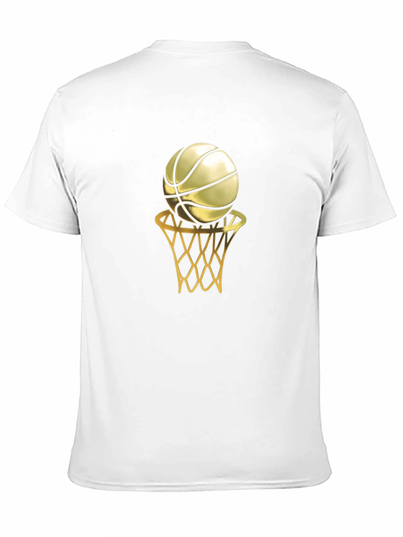 Golden Basketball Graphic Tee