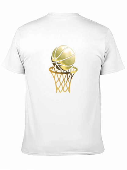 Golden Basketball Graphic Tee