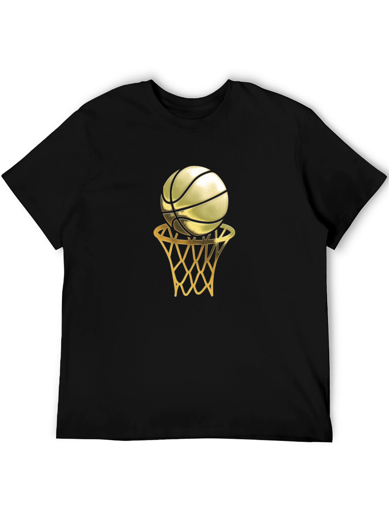 Golden Basketball Graphic Tee