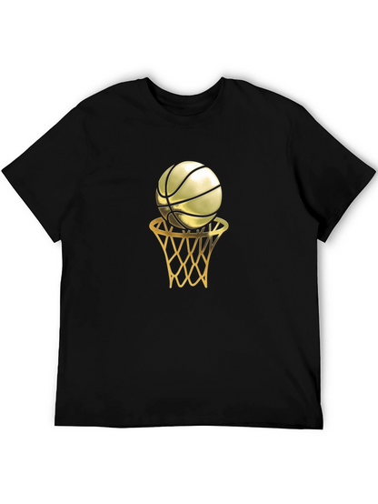 Golden Basketball Graphic Tee