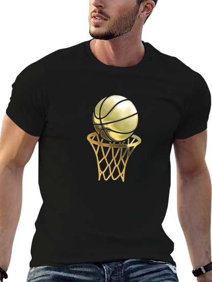 Golden Basketball Graphic Tee