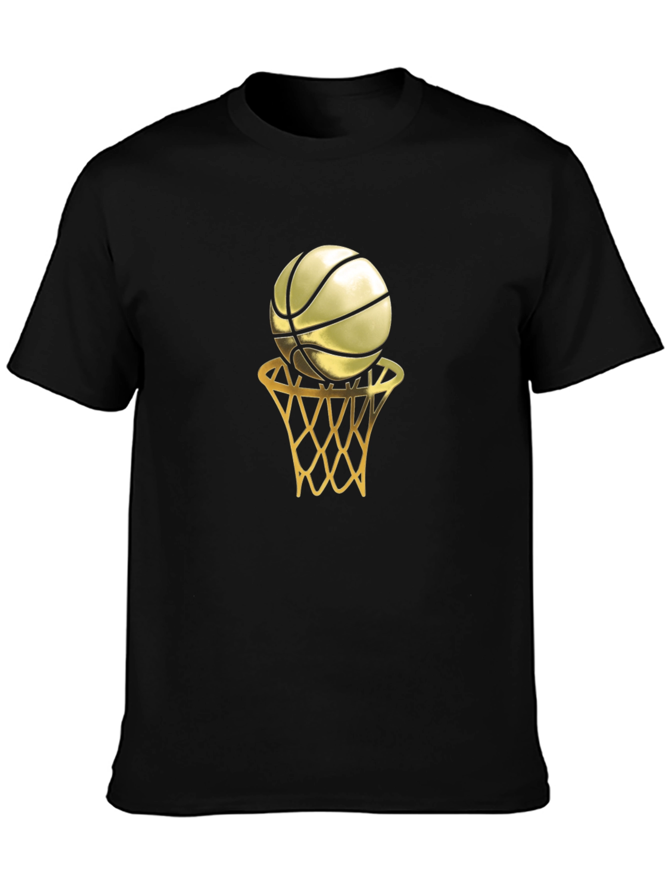 Golden Basketball Graphic Tee