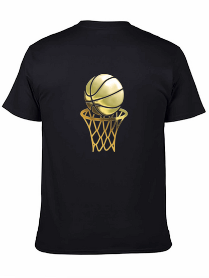 Golden Basketball Graphic Tee