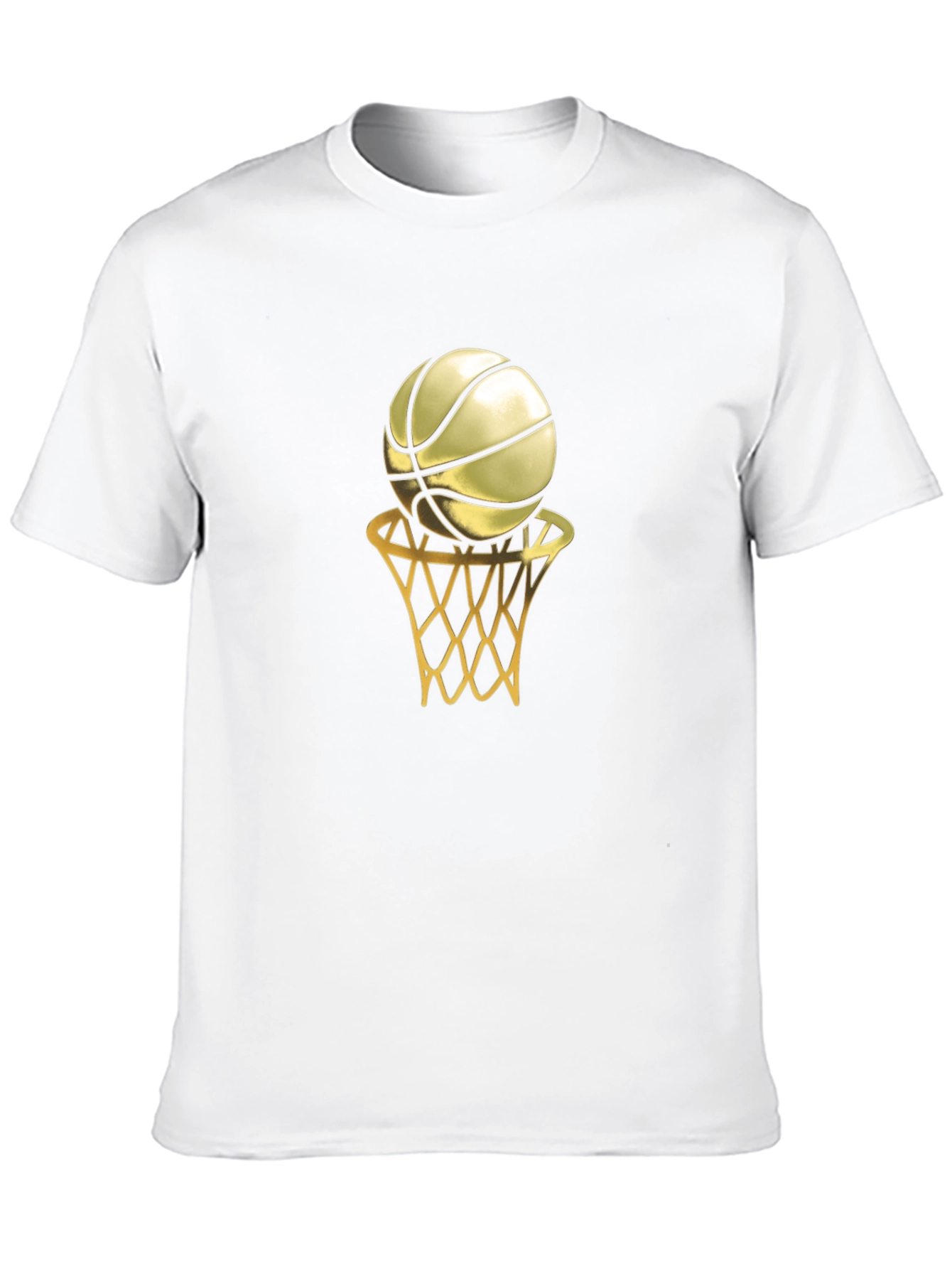 Golden Basketball Graphic Tee