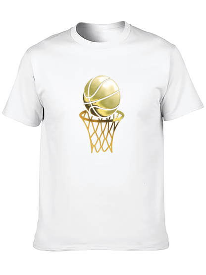 Golden Basketball Graphic Tee