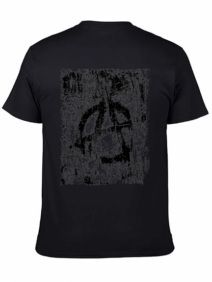 Distressed Graphic Black T-Shirt