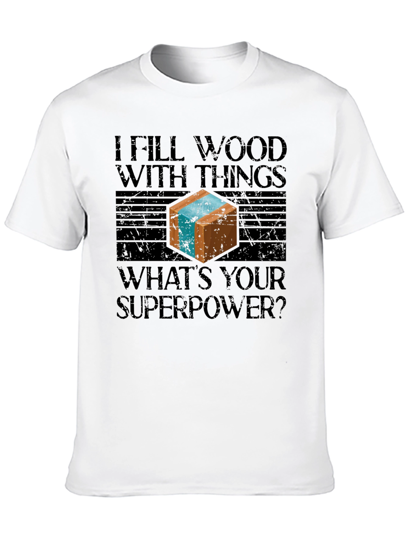 I Fill Wood With Things Mens Graphic T-Shirt