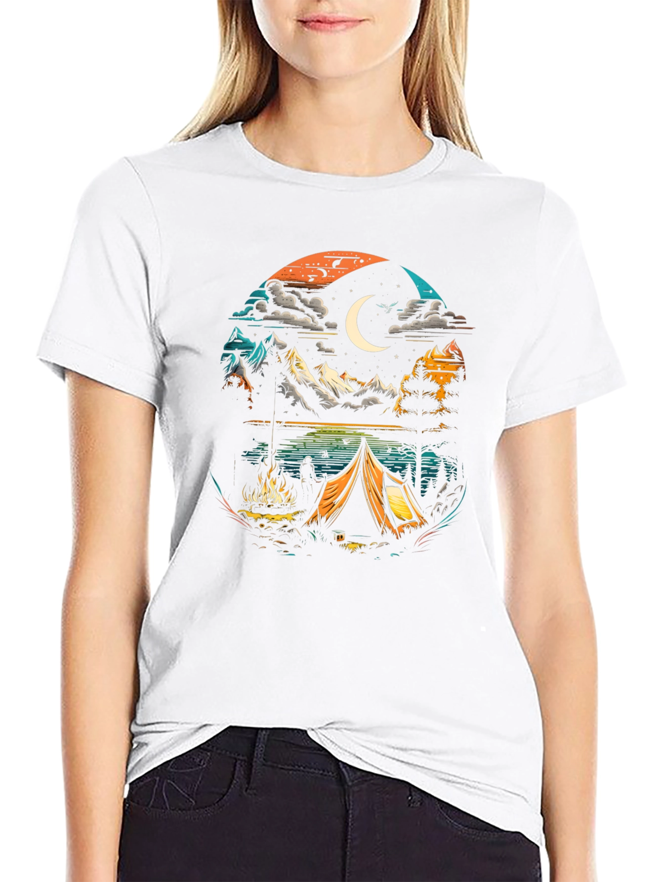 Camping Adventure Graphic Tee