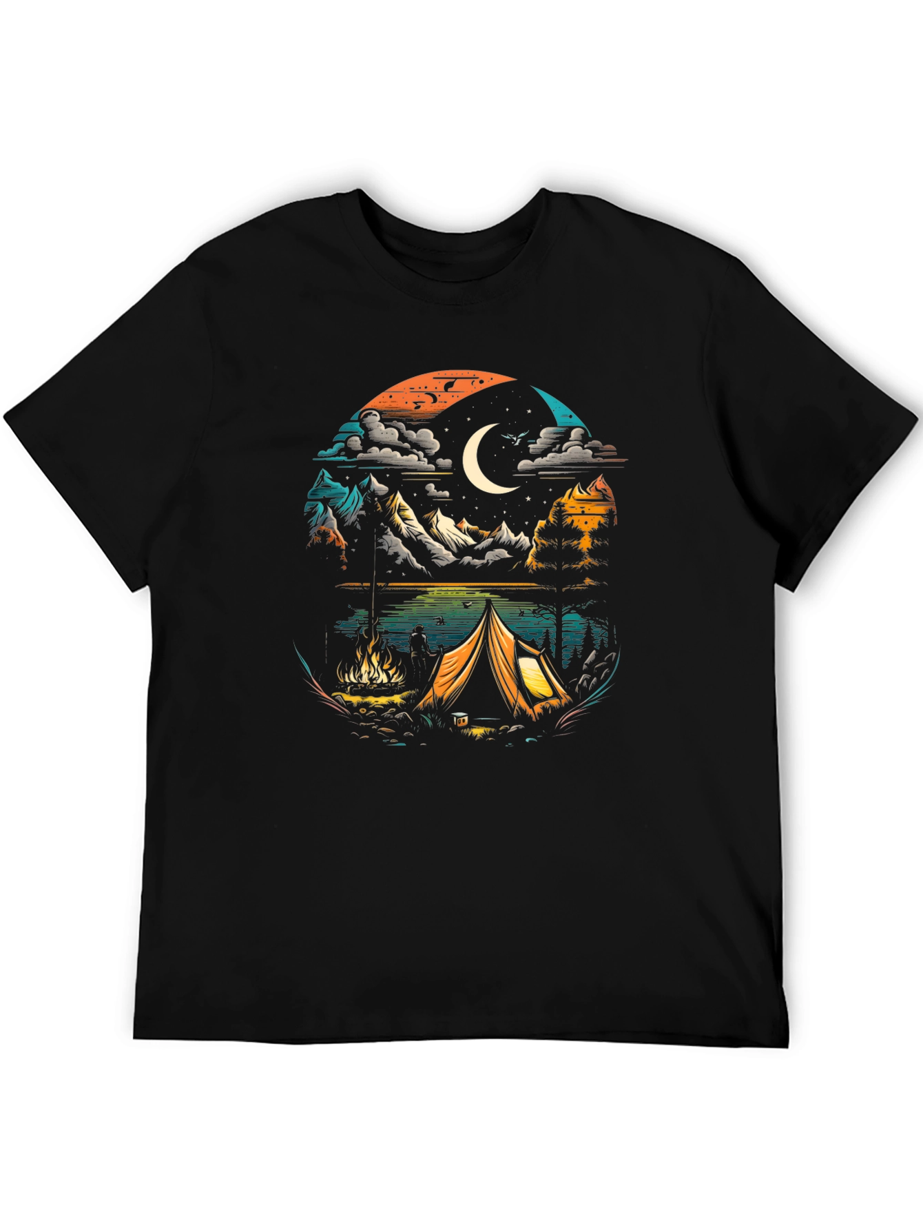 Camping Adventure Graphic Tee