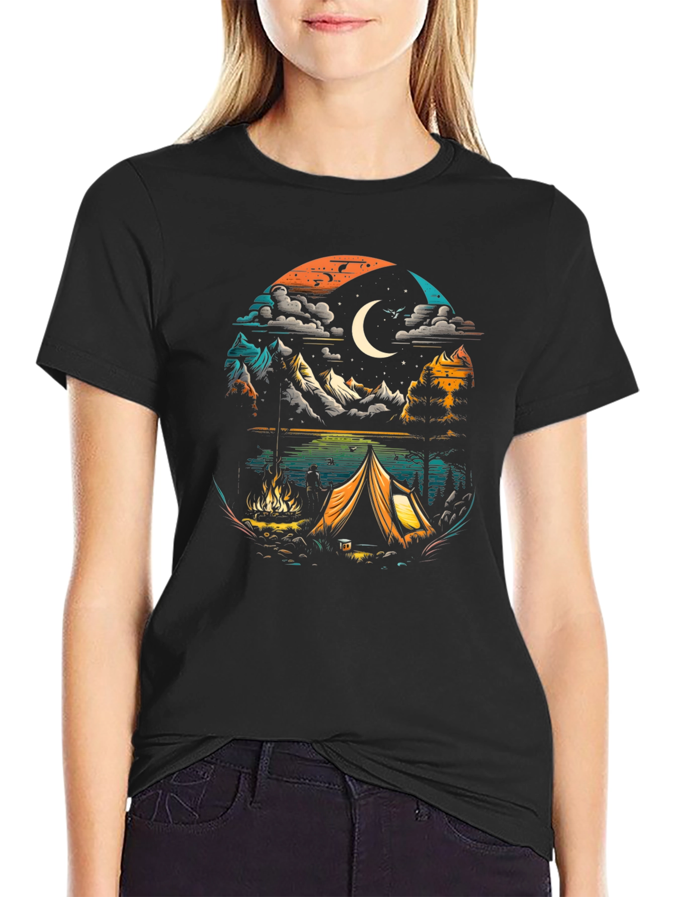 Camping Adventure Graphic Tee