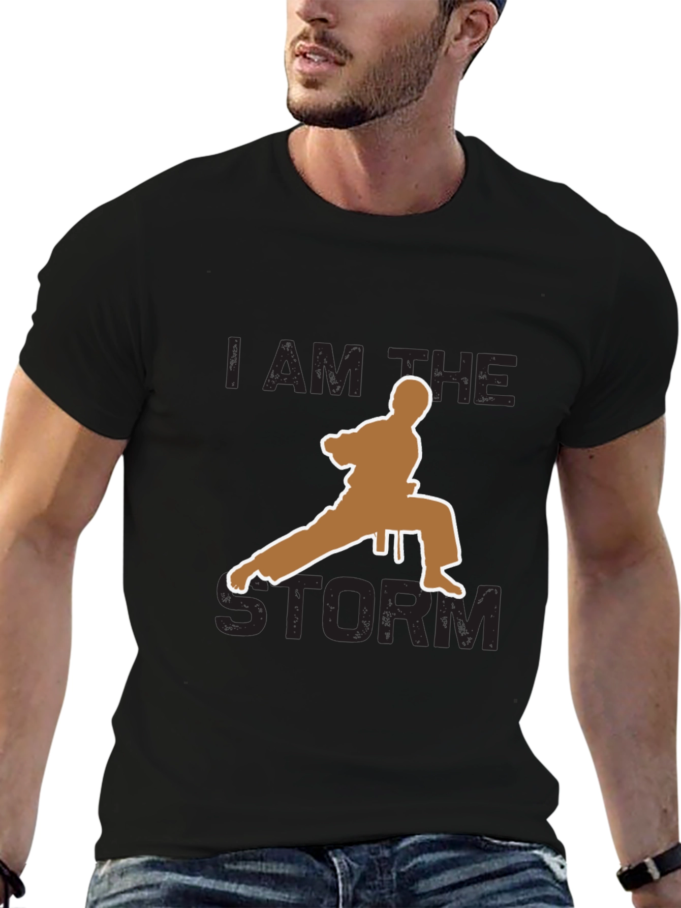 Karate Master I Am The Storm Graphic Tee