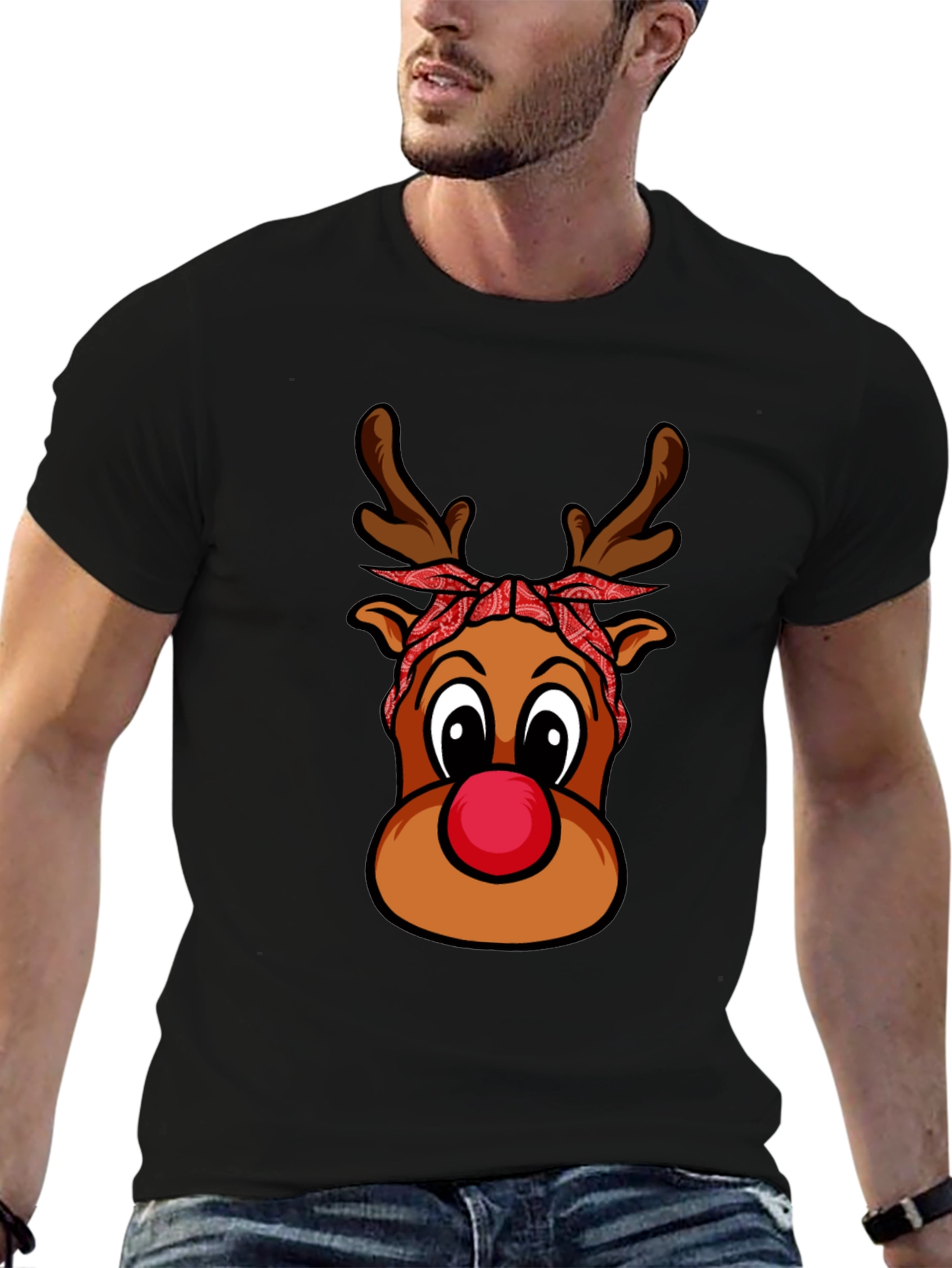 Rudolph Red Nose Reindeer Christmas T-Shirt