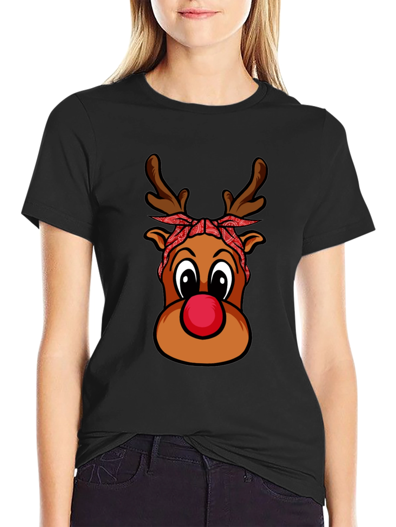 Rudolph Red Nose Reindeer Christmas T-Shirt