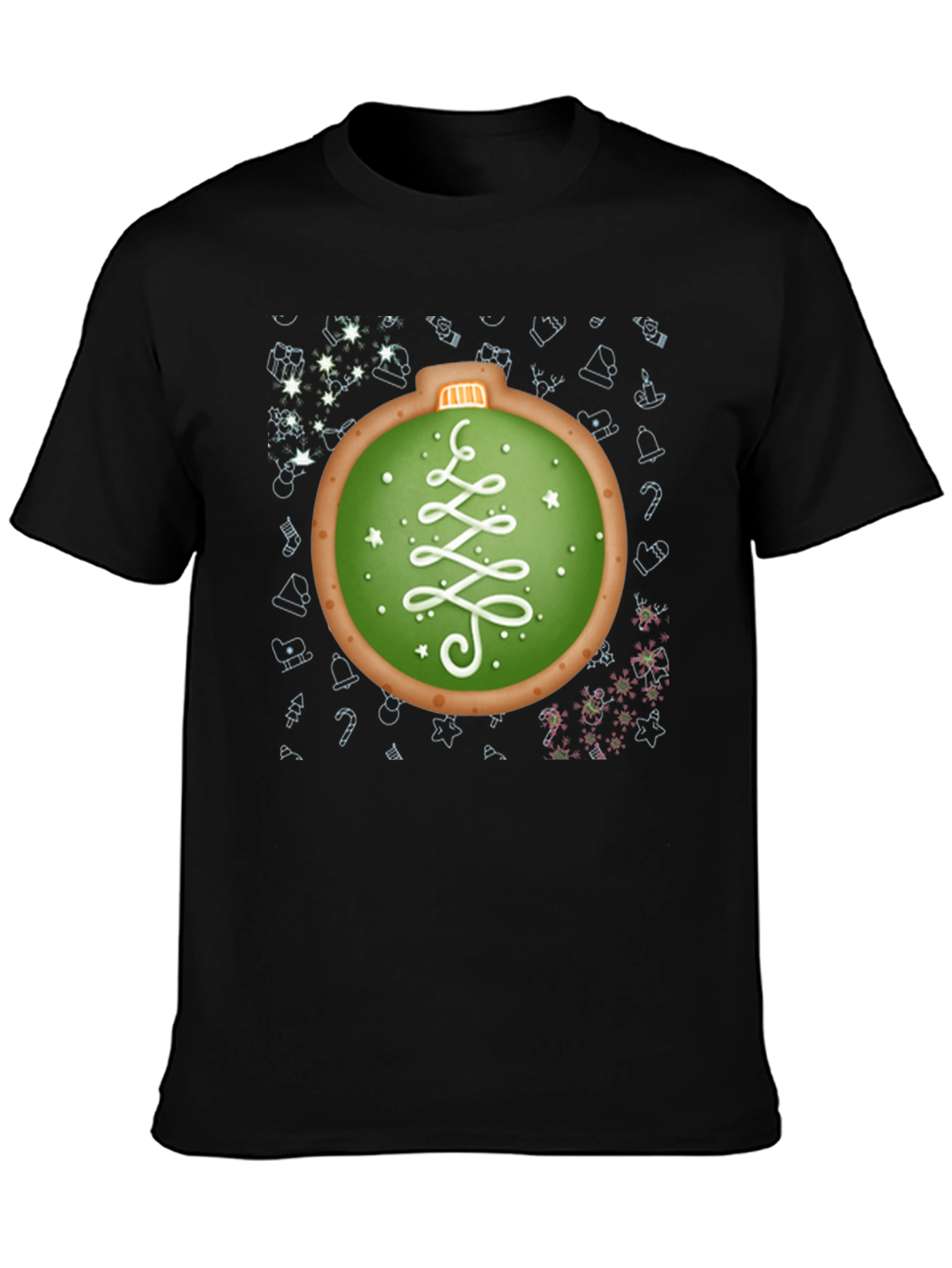 Christmas Ornament Cookie Graphic Tee