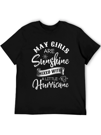 May Girls Sunshine and Hurricane Graphic Tee