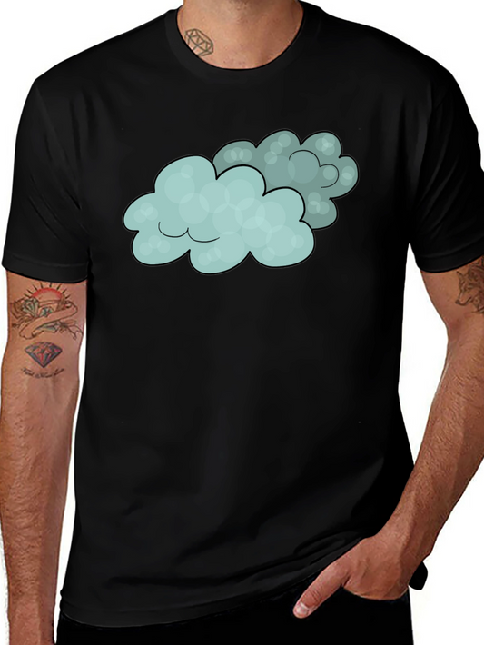 Cloud Graphic Black Tee