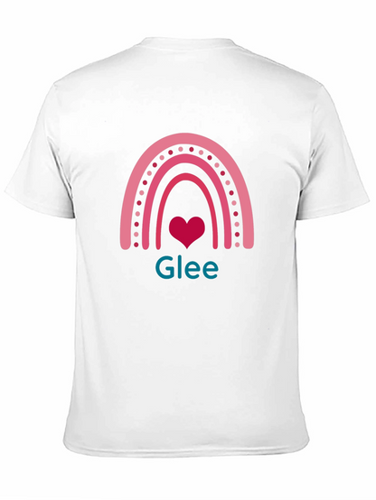 Glee Rainbow Heart T-Shirt - Black