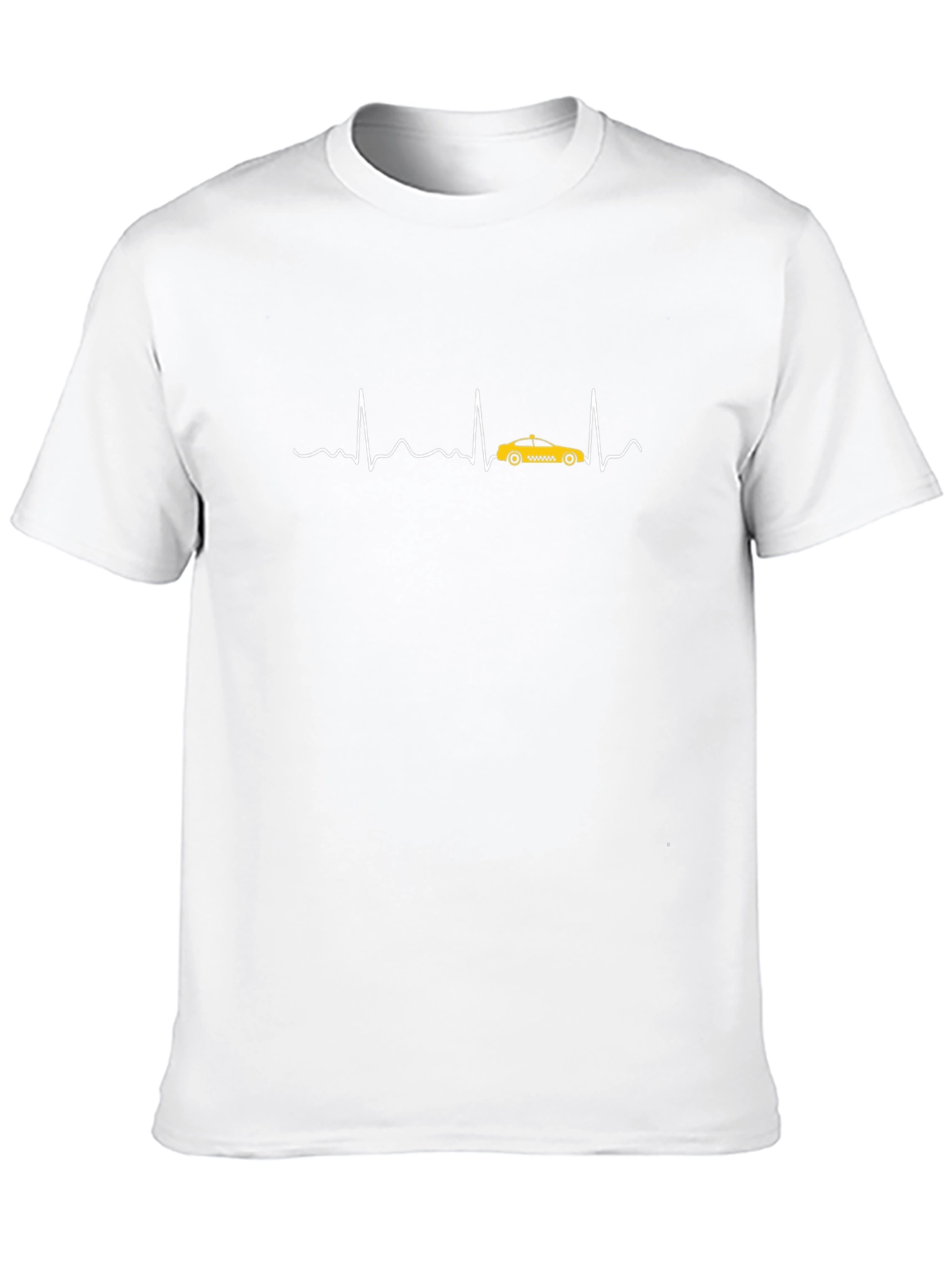 Taxi Heartbeat T-Shirt - Black
