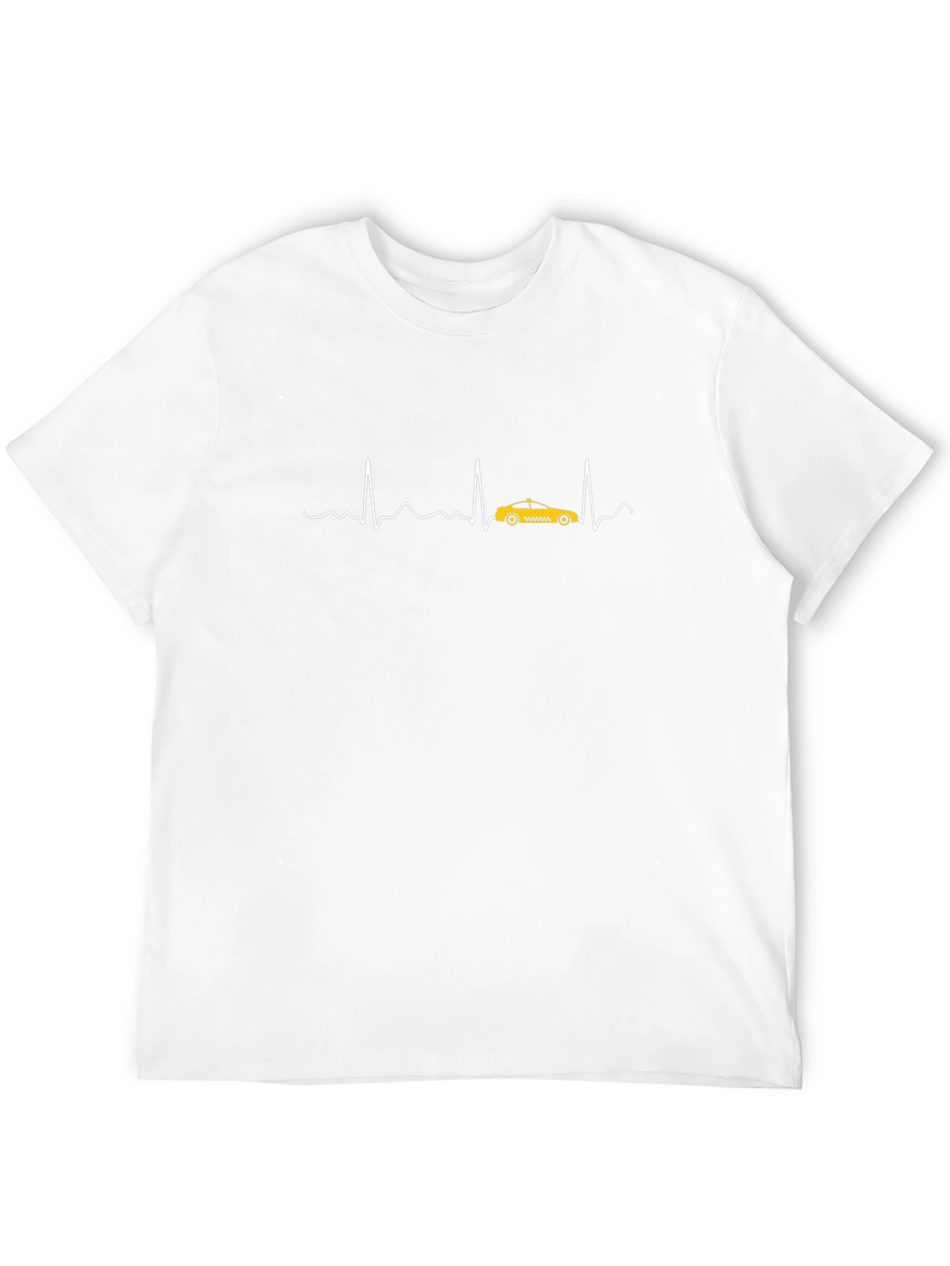 Taxi Heartbeat T-Shirt - Black