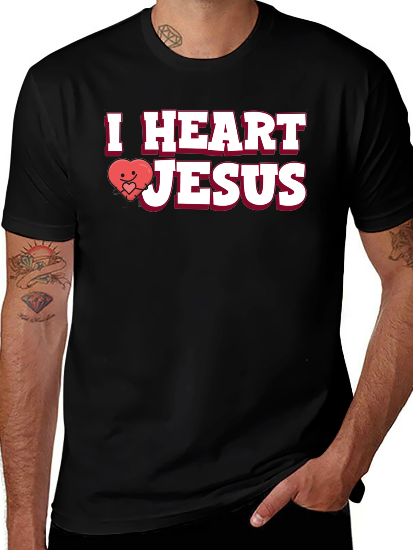I Heart Jesus Graphic Tee