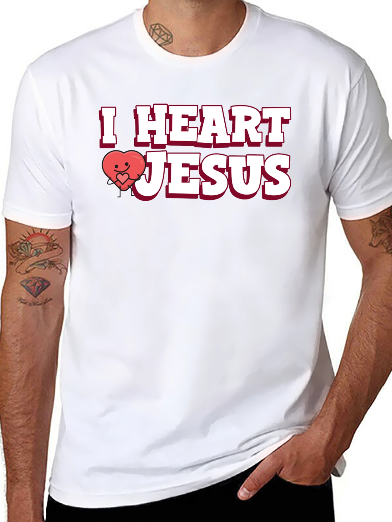 I Heart Jesus Graphic Tee