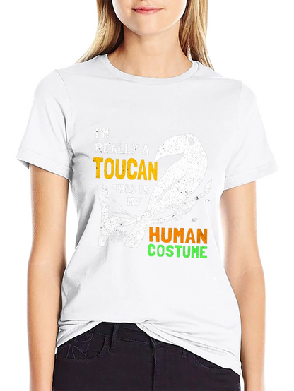 Toucan Human Costume Graphic Tee