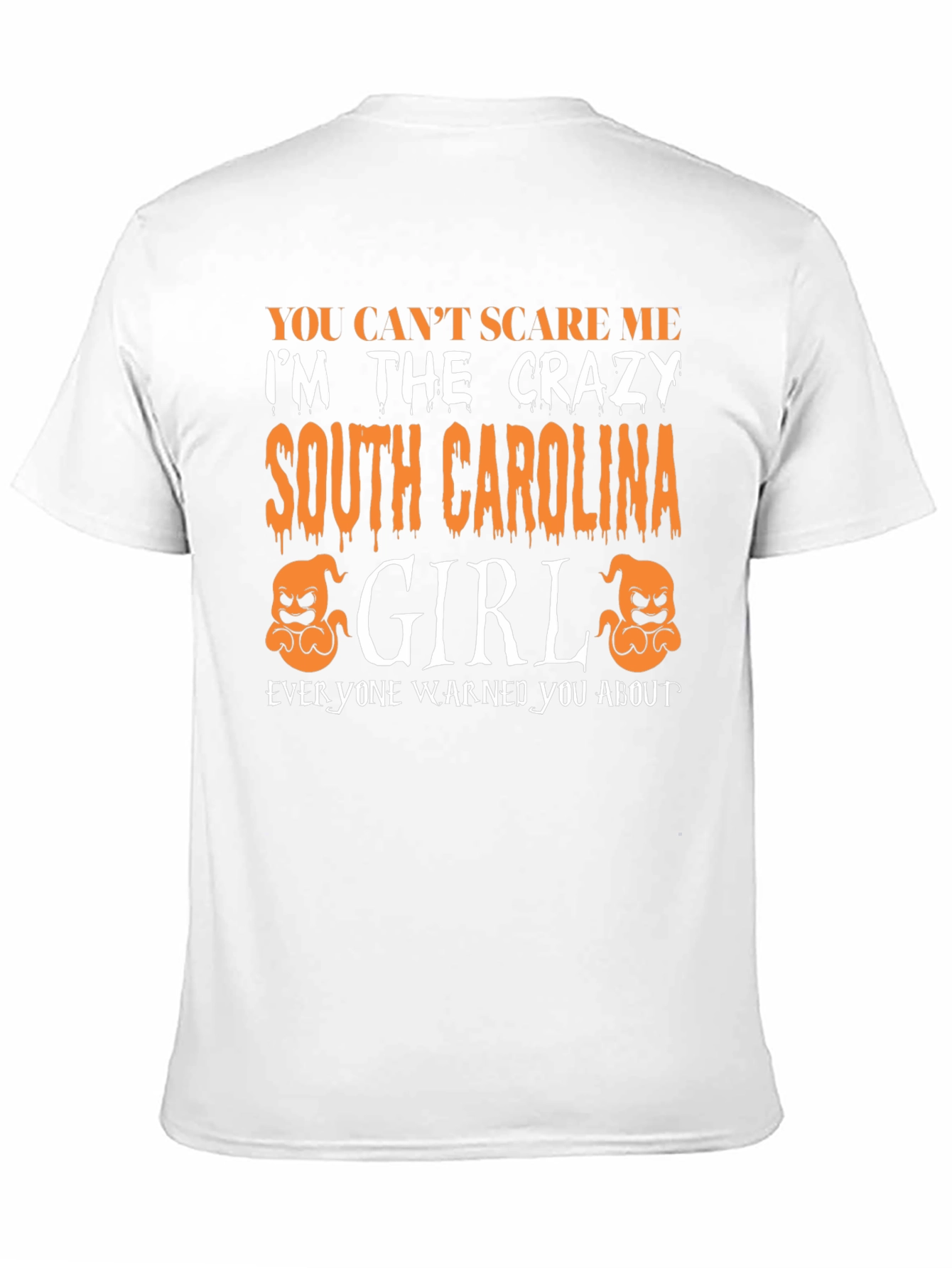 Crazy South Carolina Girl T-Shirt Halloween Tee