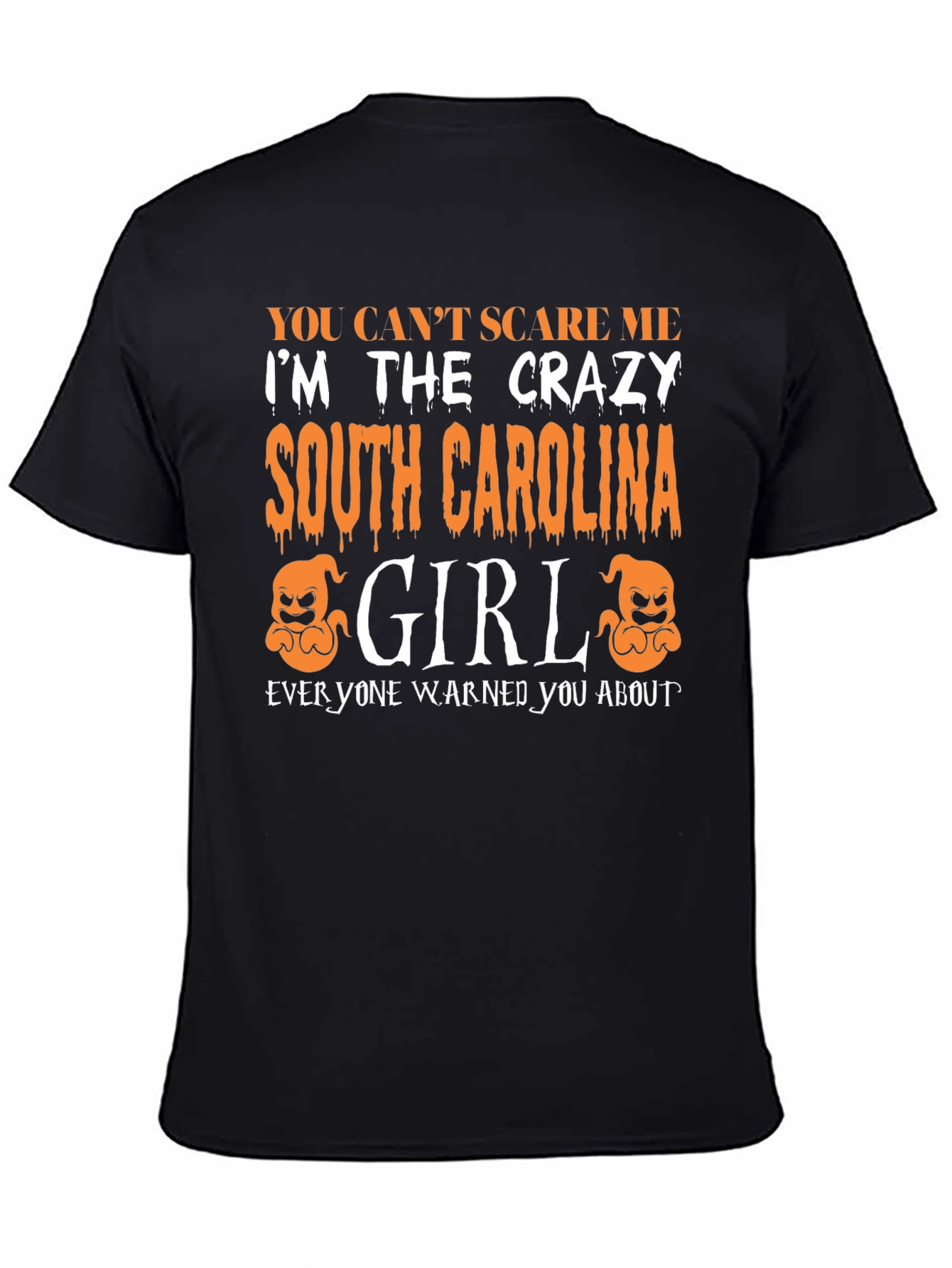 Crazy South Carolina Girl T-Shirt Halloween Tee