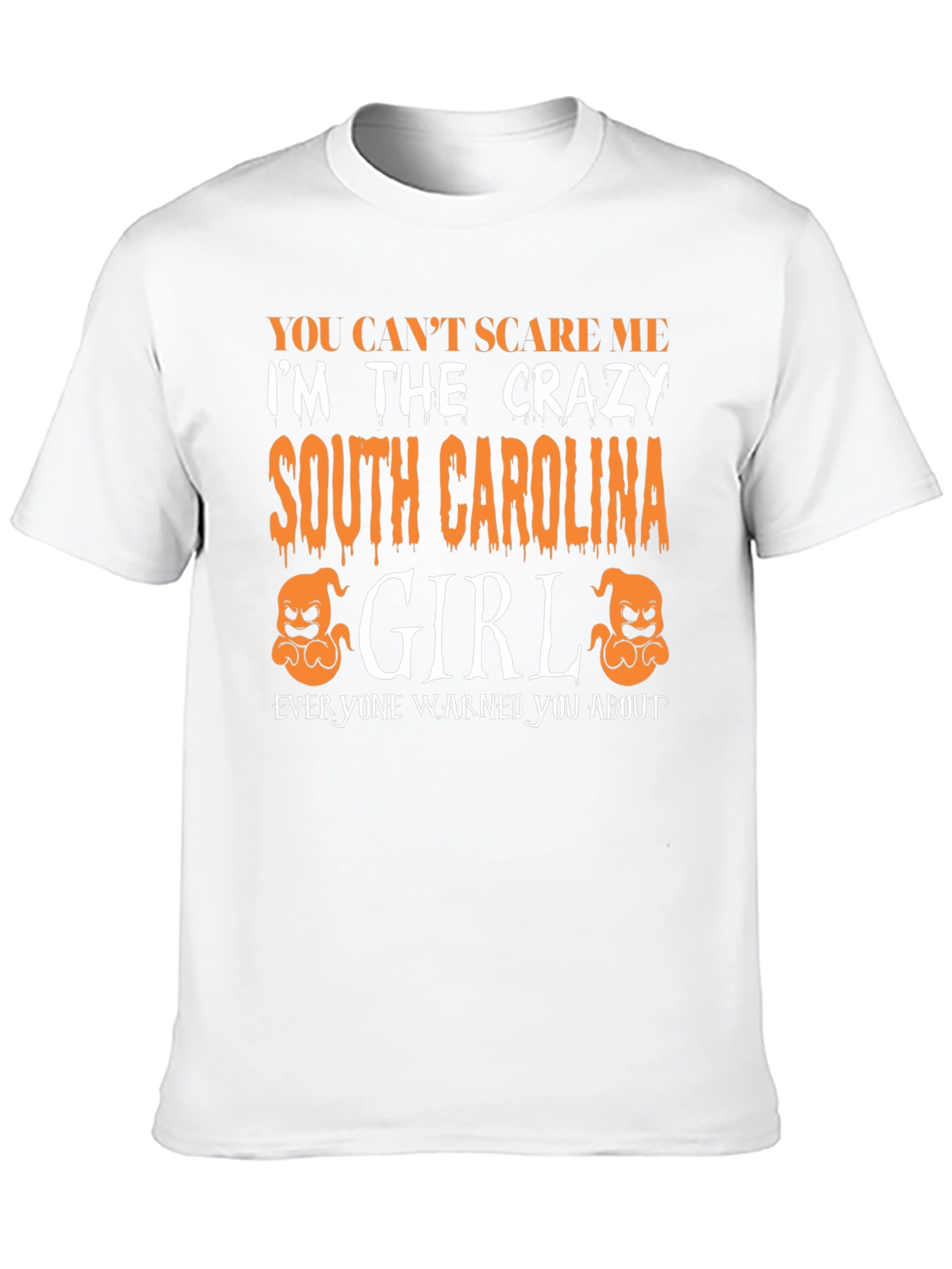 Crazy South Carolina Girl T-Shirt Halloween Tee