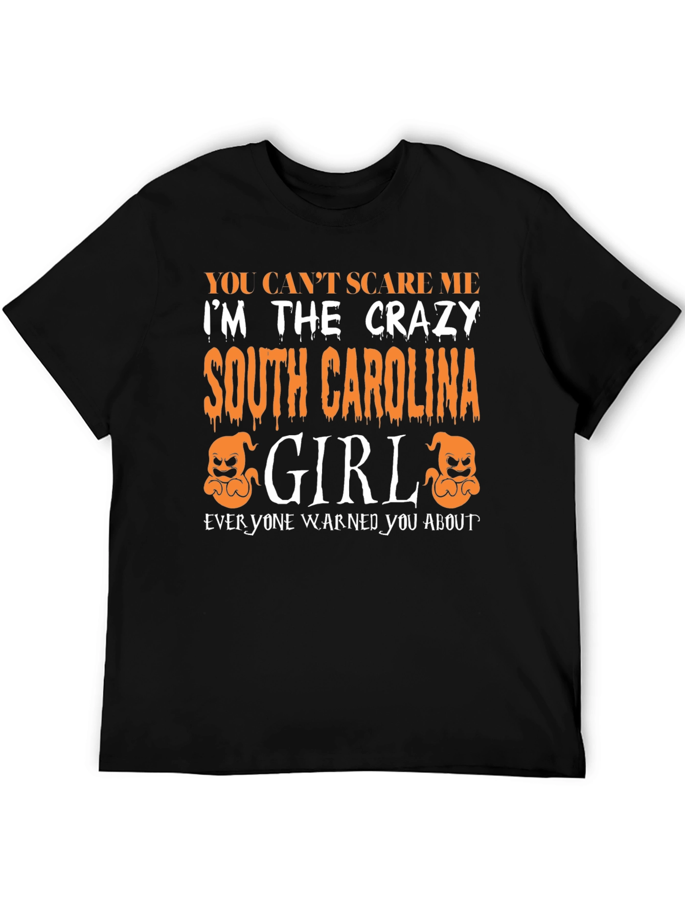 Crazy South Carolina Girl T-Shirt Halloween Tee
