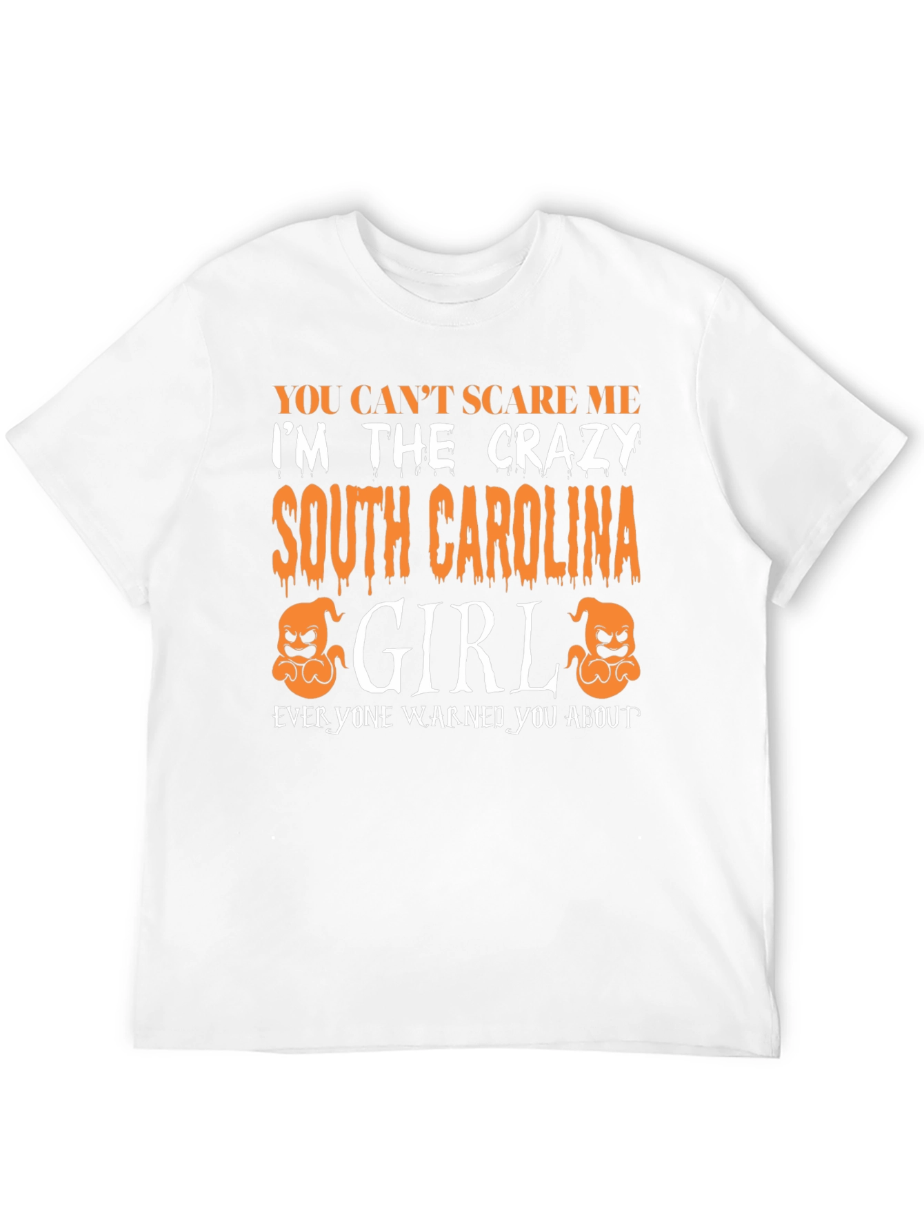 Crazy South Carolina Girl T-Shirt Halloween Tee