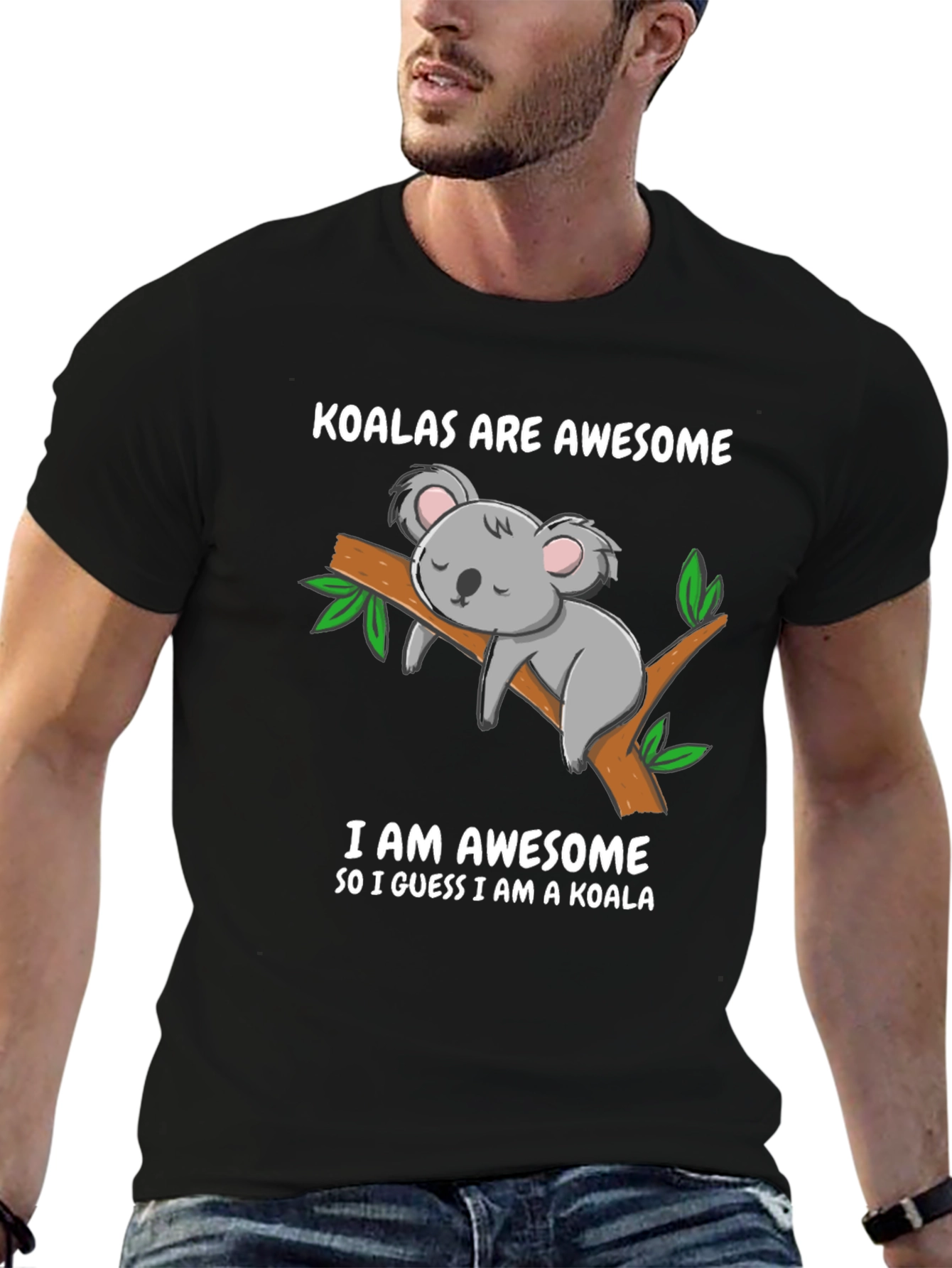Koala Are Awesome Funny Graphic T-Shirt