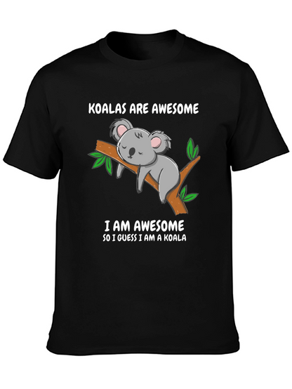 Koala Are Awesome Funny Graphic T-Shirt