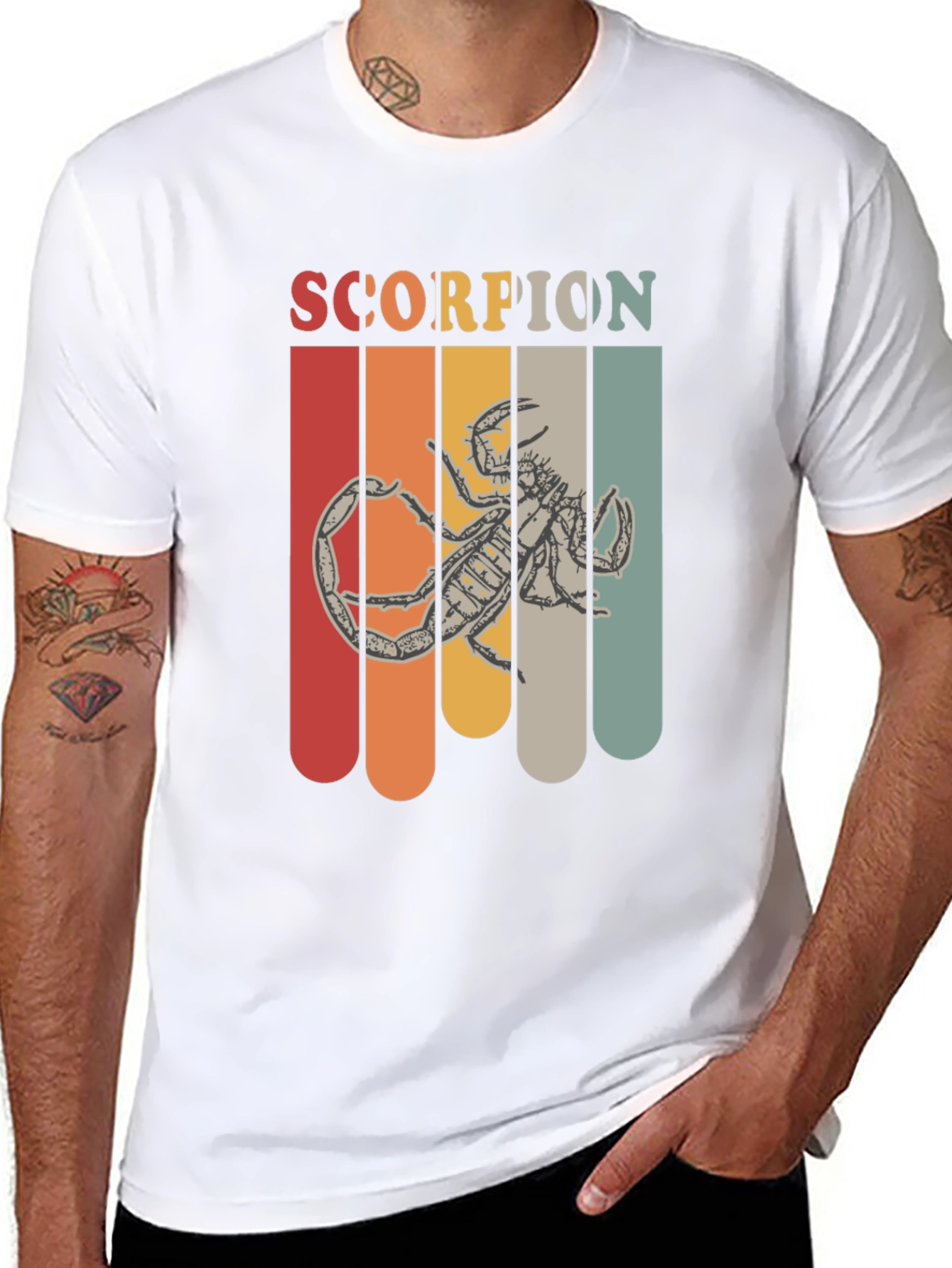 Retro Scorpion Graphic T-Shirt