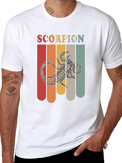 Retro Scorpion Graphic T-Shirt