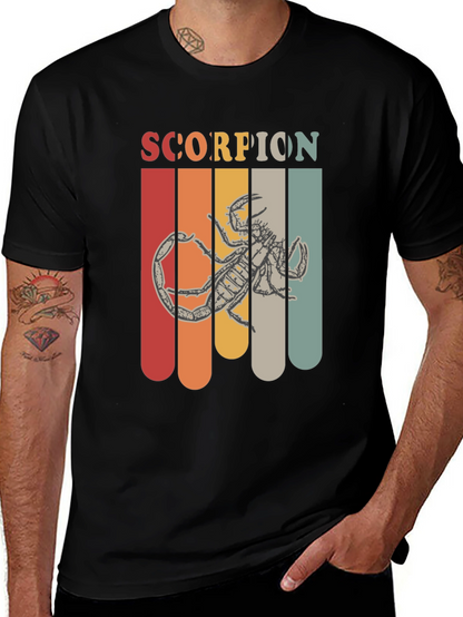 Retro Scorpion Graphic T-Shirt