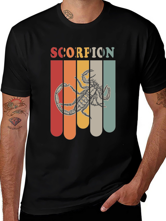Retro Scorpion Graphic T-Shirt