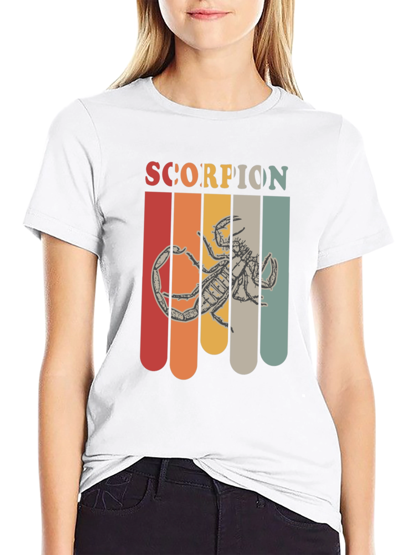 Retro Scorpion Graphic T-Shirt
