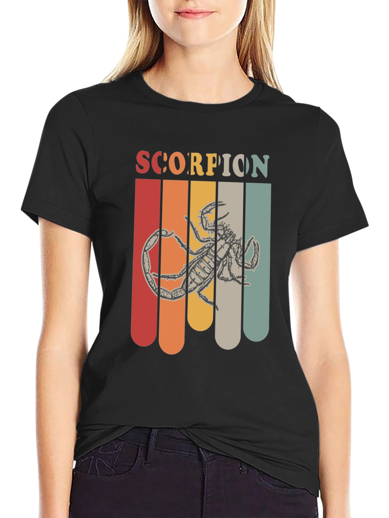 Retro Scorpion Graphic T-Shirt