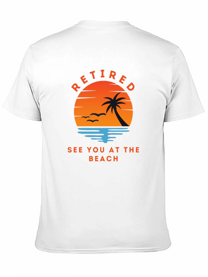 Retired See You At The Beach Graphic Tee