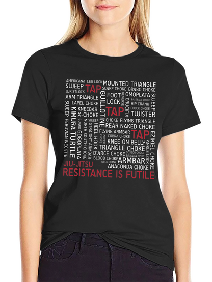 Jiu-Jitsu Submission T-Shirt | Resistance is Futile